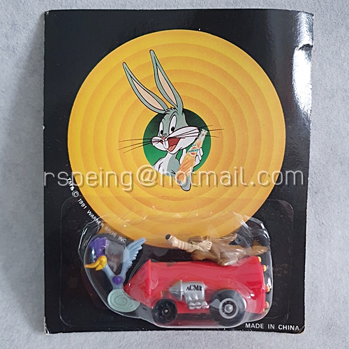 รถเข็นถอยหลังวิ่ง (Pullback car) จรวด Road Runner กับ Wile E. Coyote