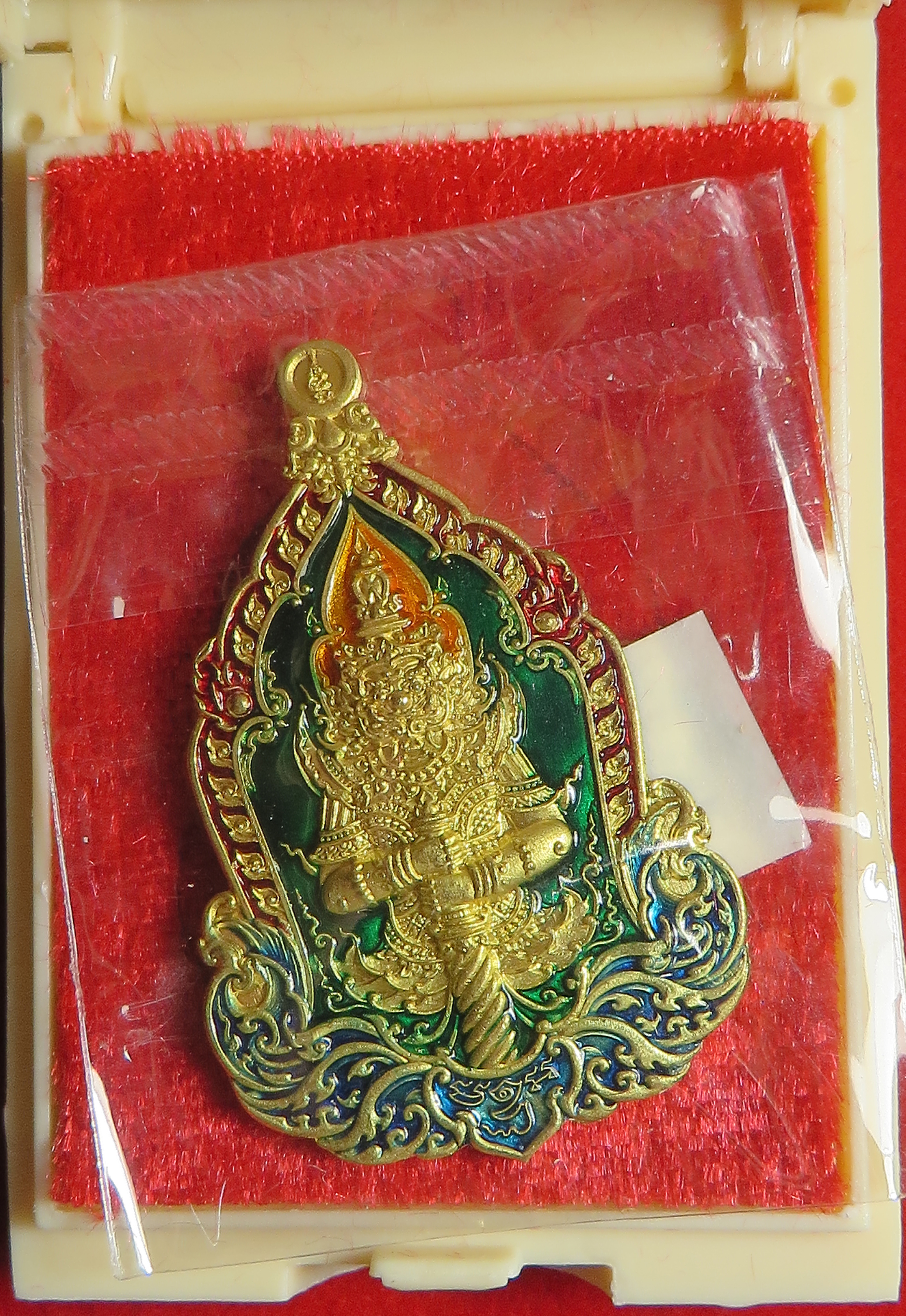 3234 เหรียญท้าวเวสสุวรรณ รุ่นเศรษฐีจ้าวทรัพย์ หลวงพ่อทอง วัดบ้านไร่ จังหวัดนครราชสีมา (รับประกันพระแท้ และ จัดส่งฟรี ทั่วประเทศ)