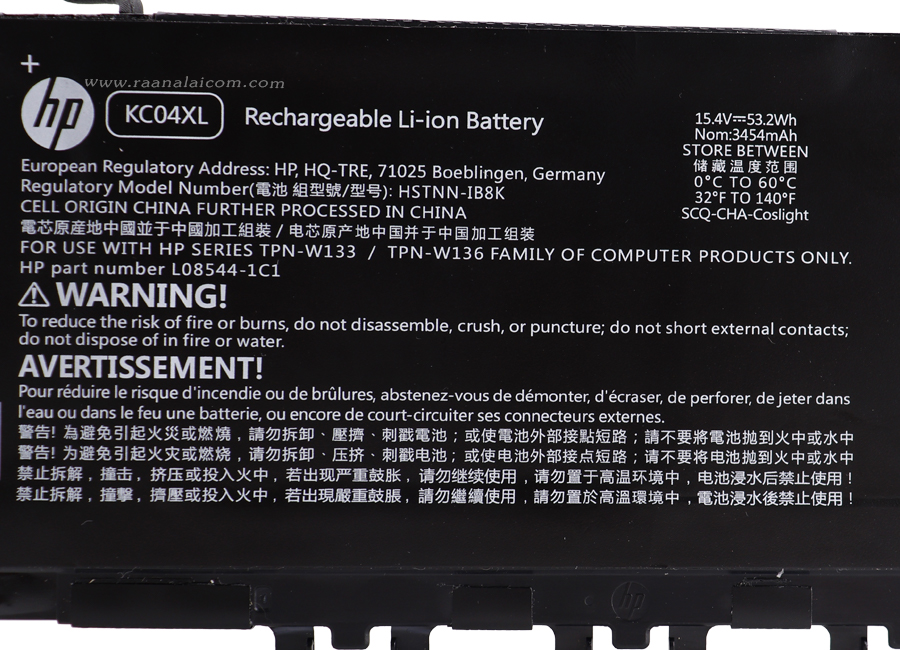 Battery HP Envy X360 13M-AG0001DX KC04XL 53.2Whr Original ราคา พิเศษ