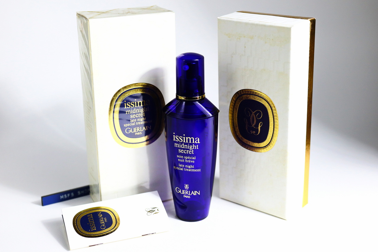 [Vintage] Guerlain Issima Midnight Secret Late Night Special Treatment ขวดเปล่าสำหรับสะสม - น้ำหอม Vintage