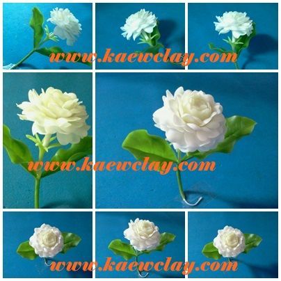 พิมพ์อลูมิเนียมตัดดอก+ใบมะลิ(Aluminum mold cutter Jasmine + leaves)