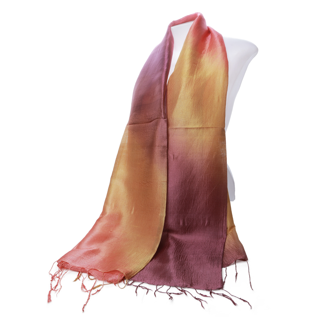 ผ้าพันคอ ผ้าคลุมไหล่ไหมแท้ทอมือ ของขวัญ ของฝากสำหรับคนที่คุณรัก