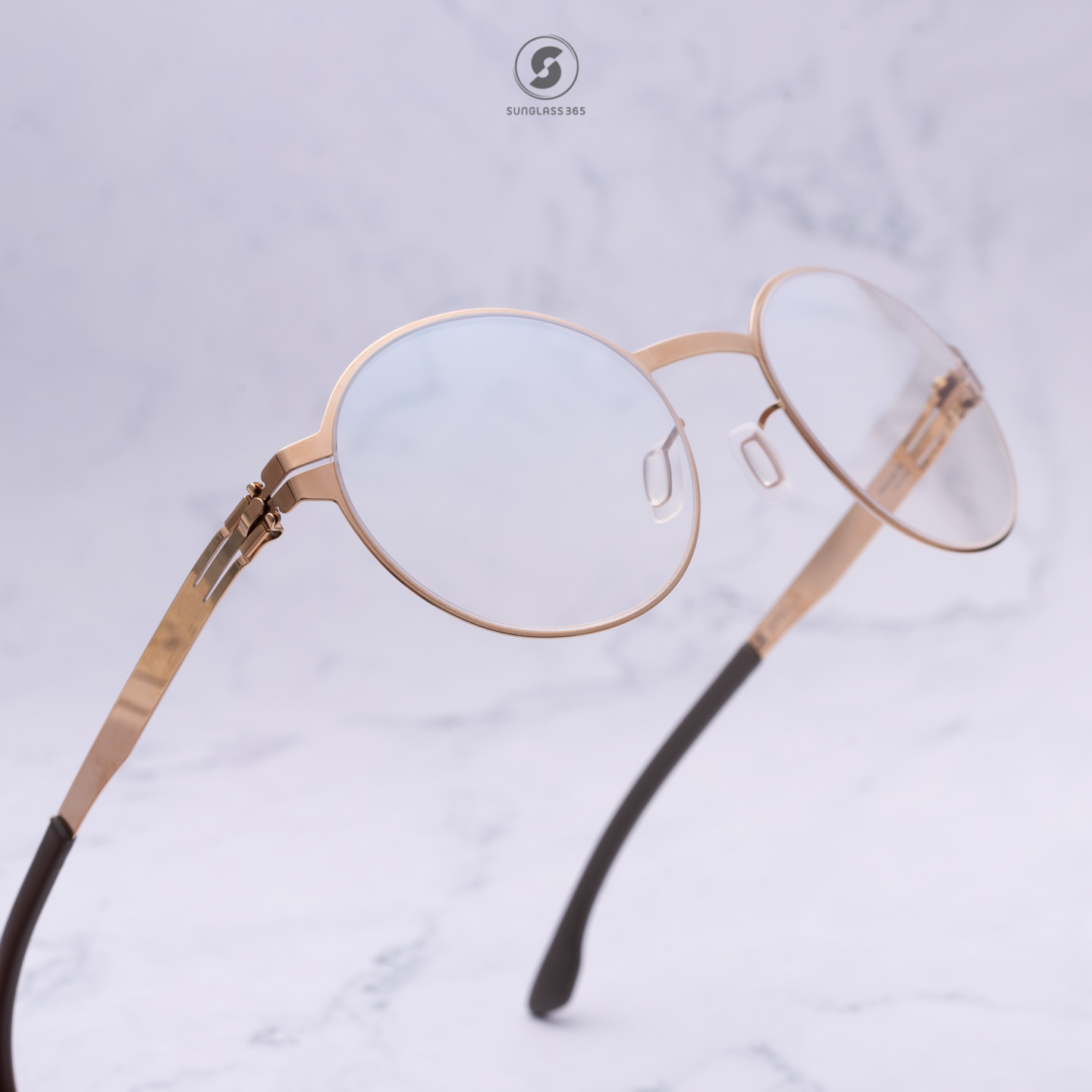 กรอบแว่น IC BERLIN Priscila W. Rose Gold