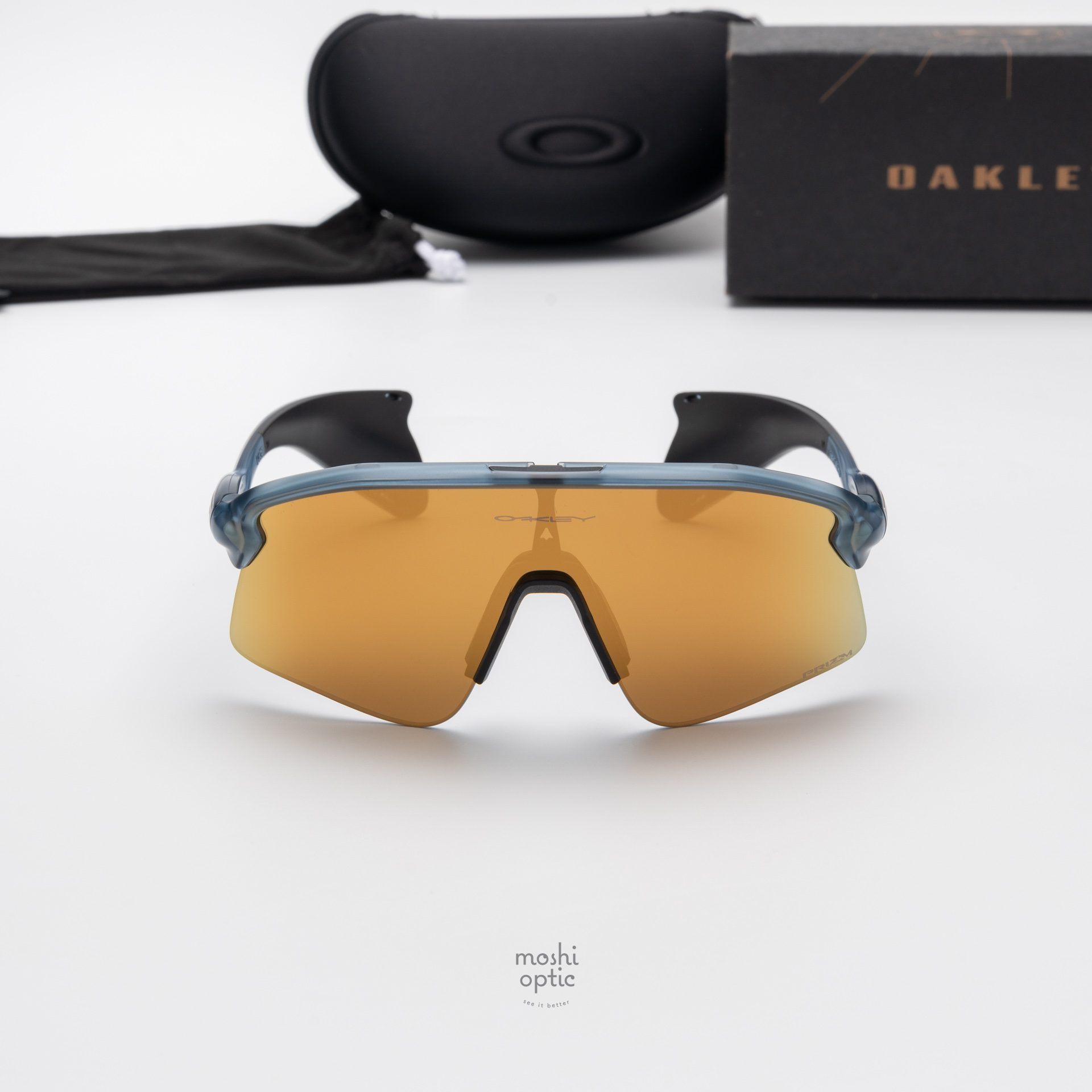OAKLEY STUNT DEVIL S OO9518-05 Matte Transpanret Abyss Prizm 24K