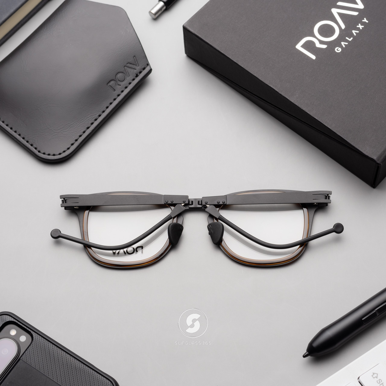 แว่นสายตา ROAV DALLAS RIM Matte Black + Demi Brown