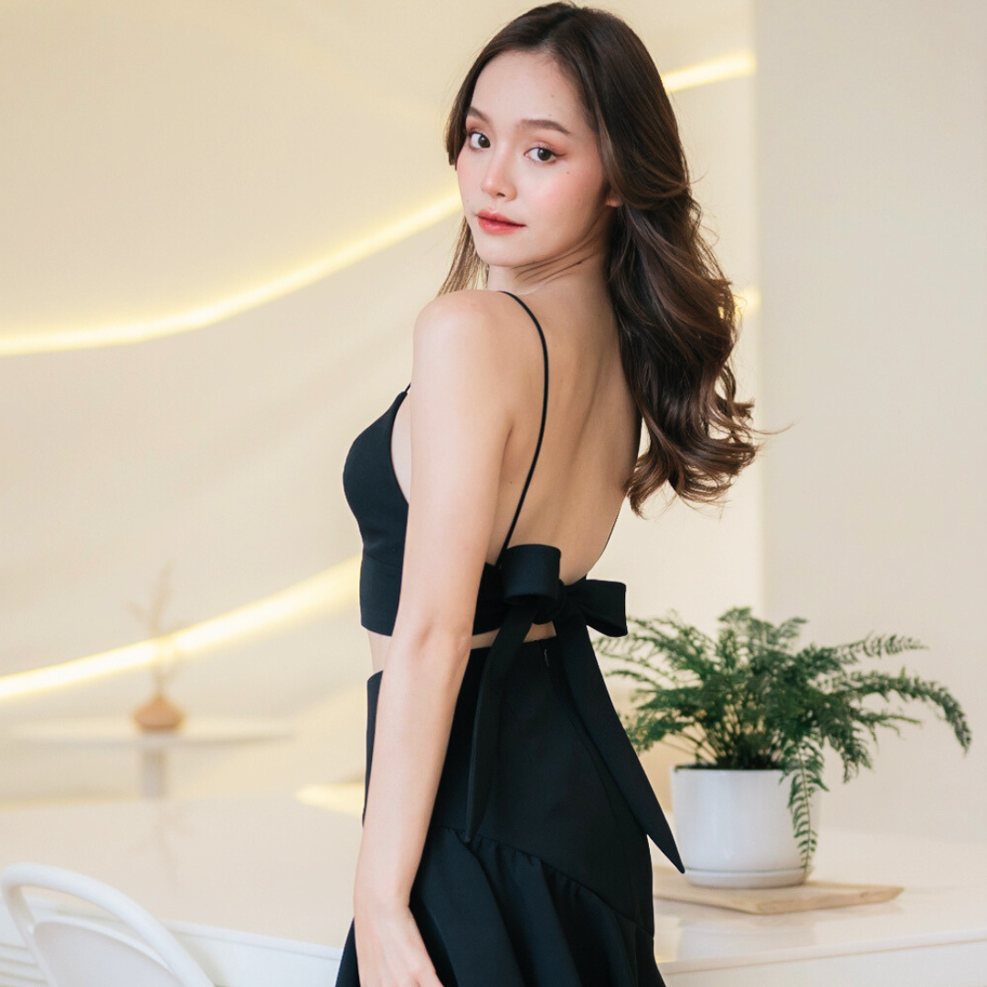 Lism S-033 Bow Charm Cami เสื้อสายเดี่ยวโบว์หลัง เสน่ห์เกินต้าน