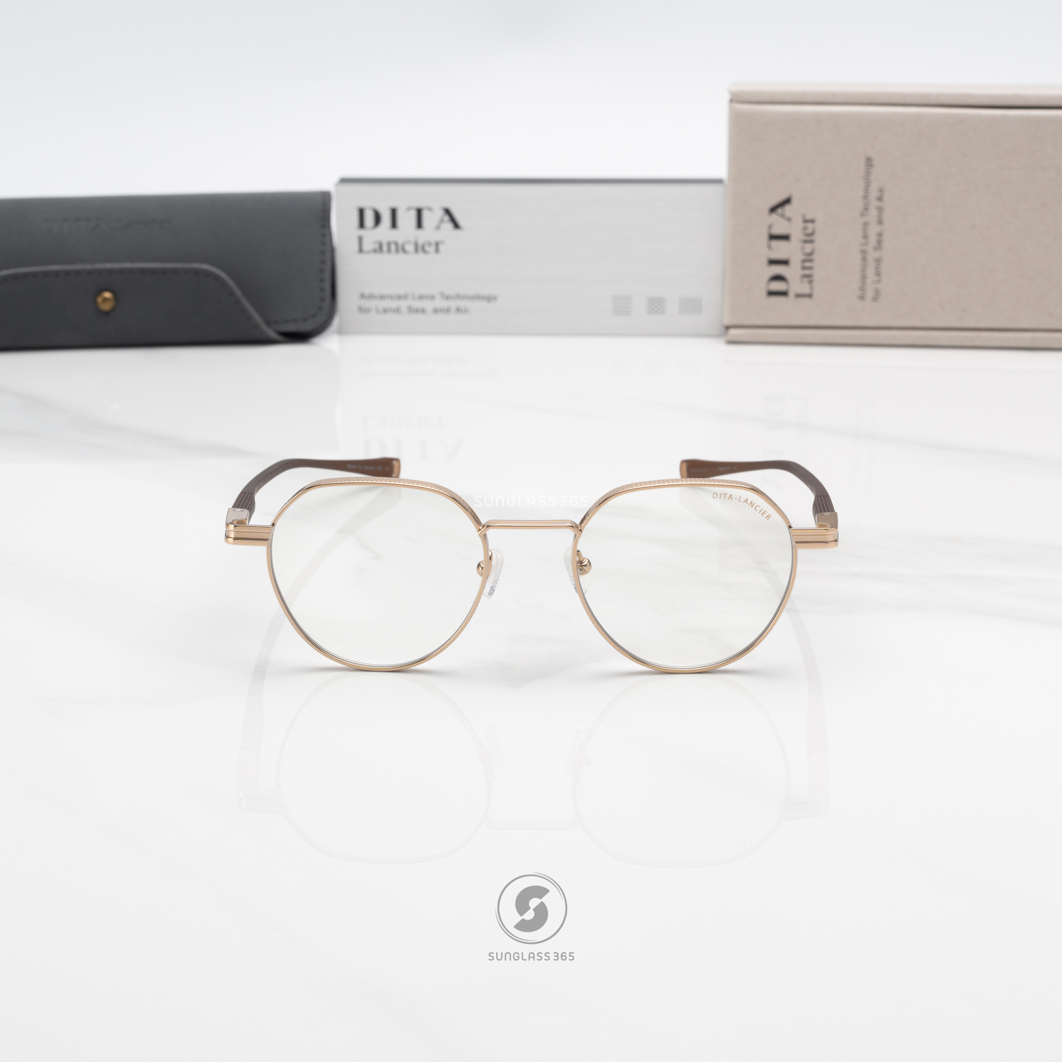แว่นสายตา DITA LANCIER DLX420 A 01 with Blue Control Lens