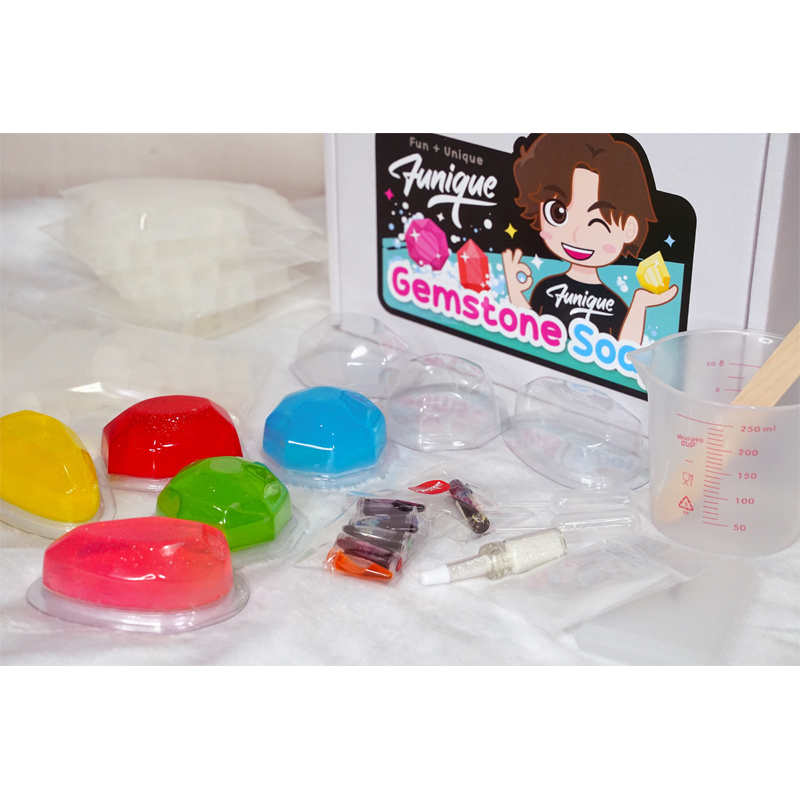 ชุดสบู่อัญมณี Gemstone Soap เจียระไน สบู่อัญมณีแวววาว