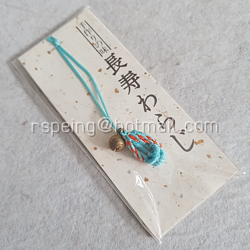 สายห้อย รองเท้าเชือกถักกับกระดิ่ง ที่ระลึกงานเทศกาลวาราจิ (แห่รองเท้า) ของญี่ปุ่น