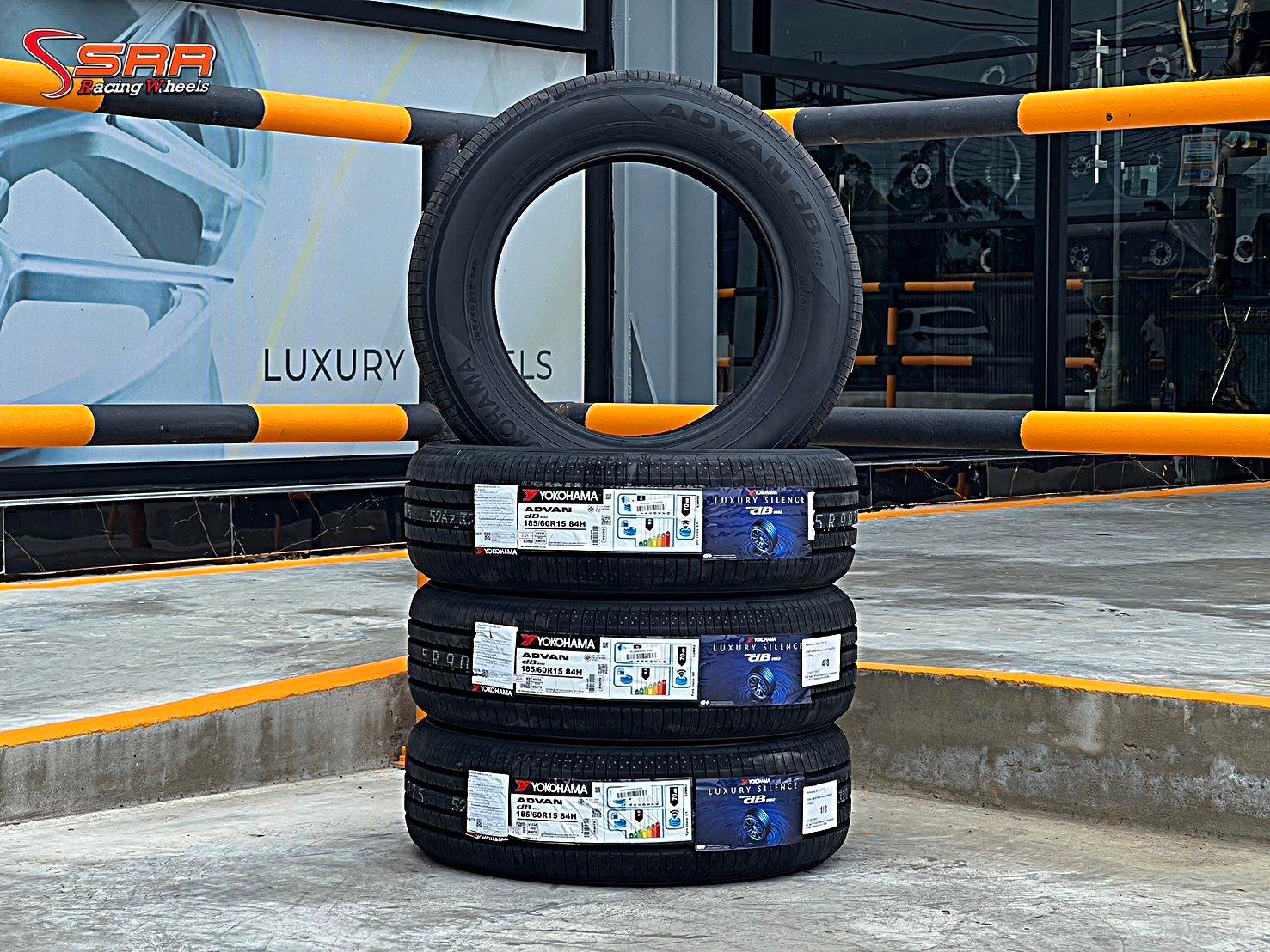 YOKOHAMA รุ่น ADVAN DB V553 ขนาด 185/60R15 ปี2024