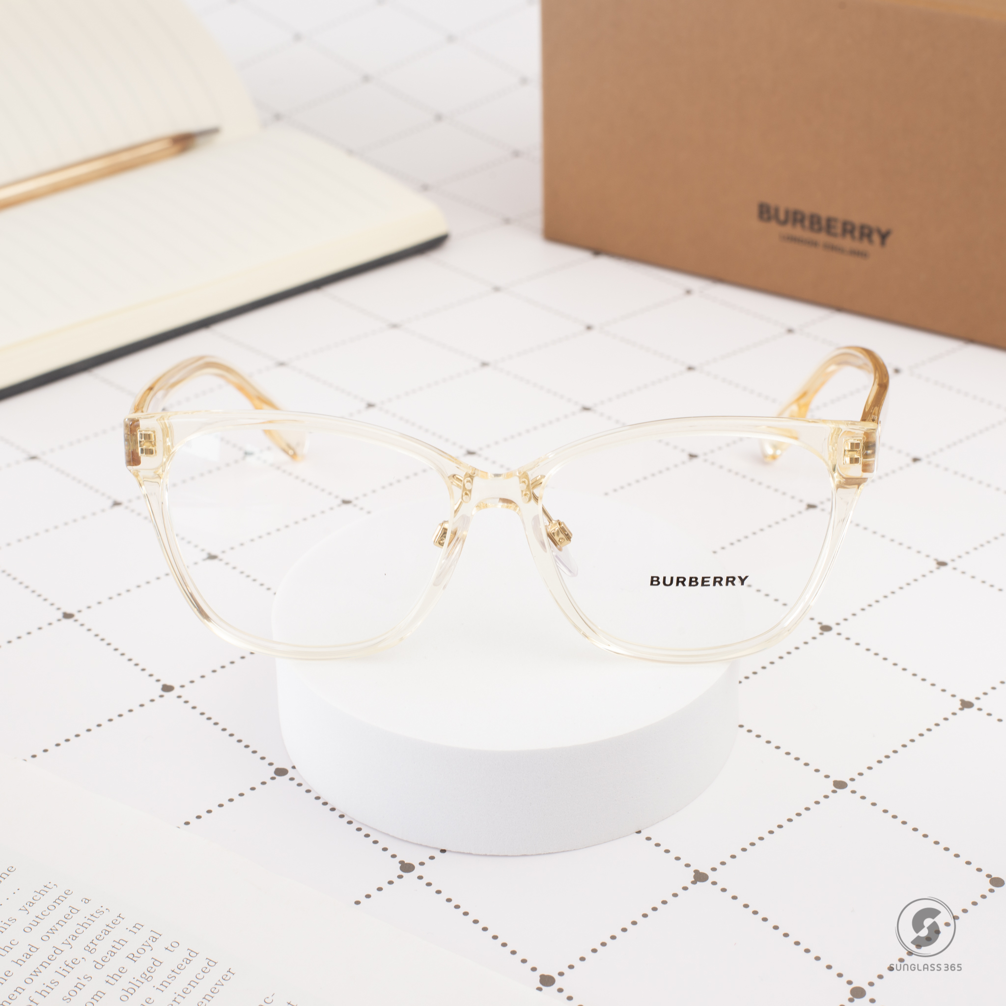 BURBERRY CAROLINE BE2345F 3852 Yellow