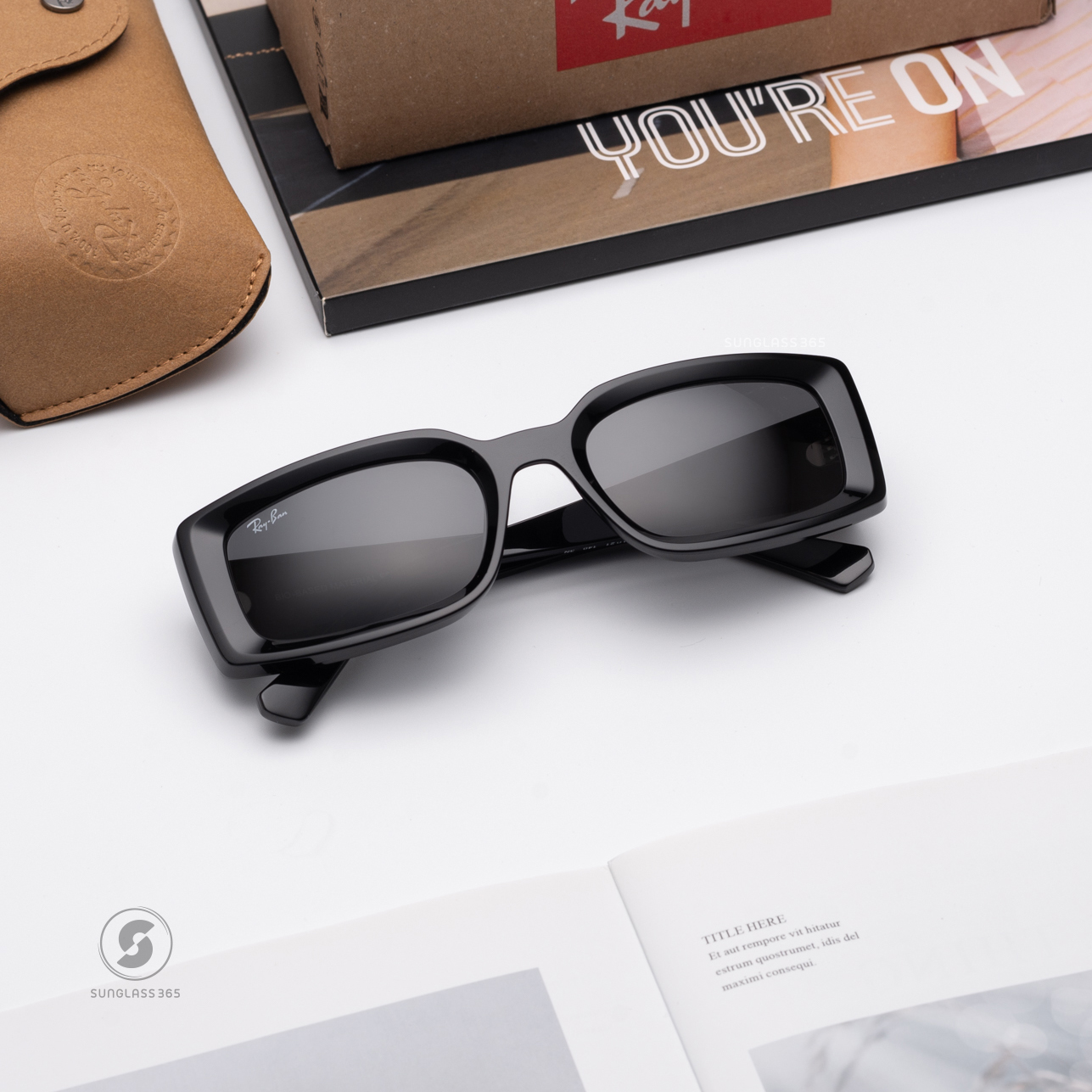 Ray-Ban RB4395F Kiliane 667787 Black