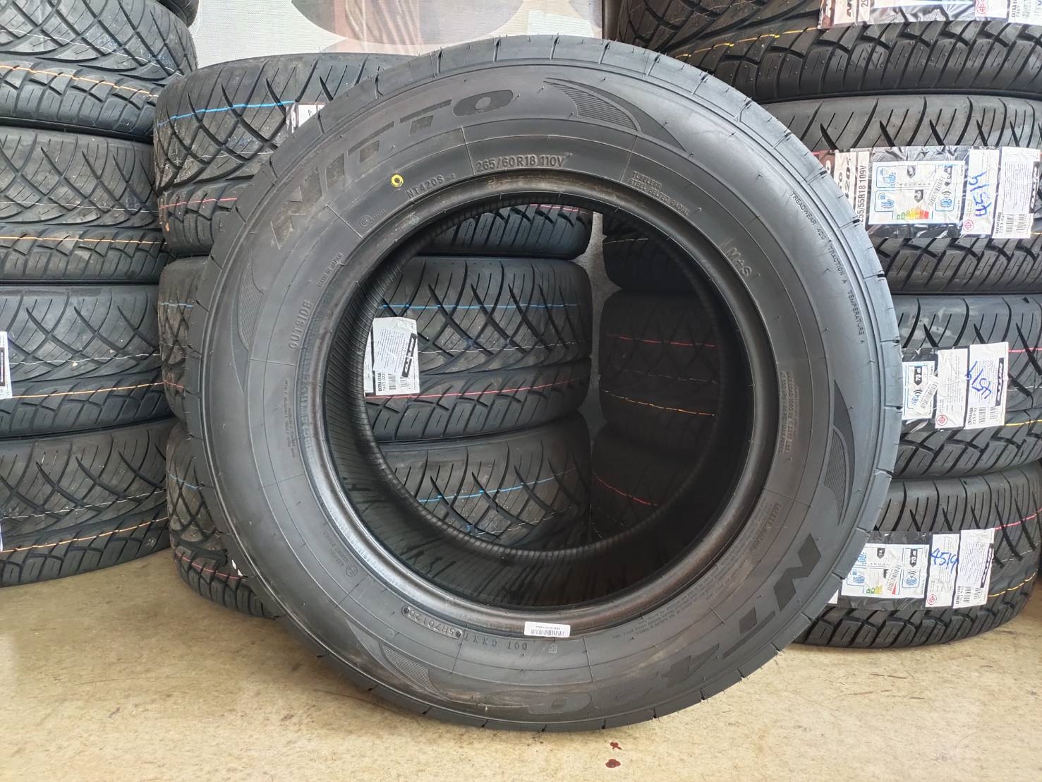 ยางใหม่ NITTO NT420S 265/60R18 MADE IN JAPAN