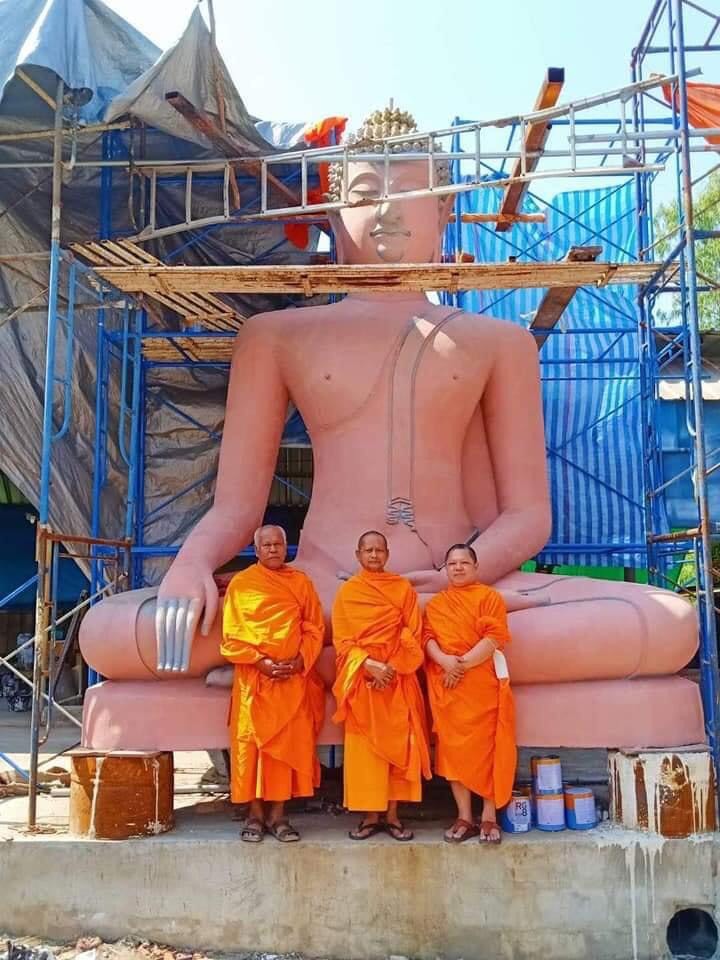 ผงจำปีปลดหนี้ พระพุทธชินราช ประทับหลังองค์ท้าวเวสสุวรรณ