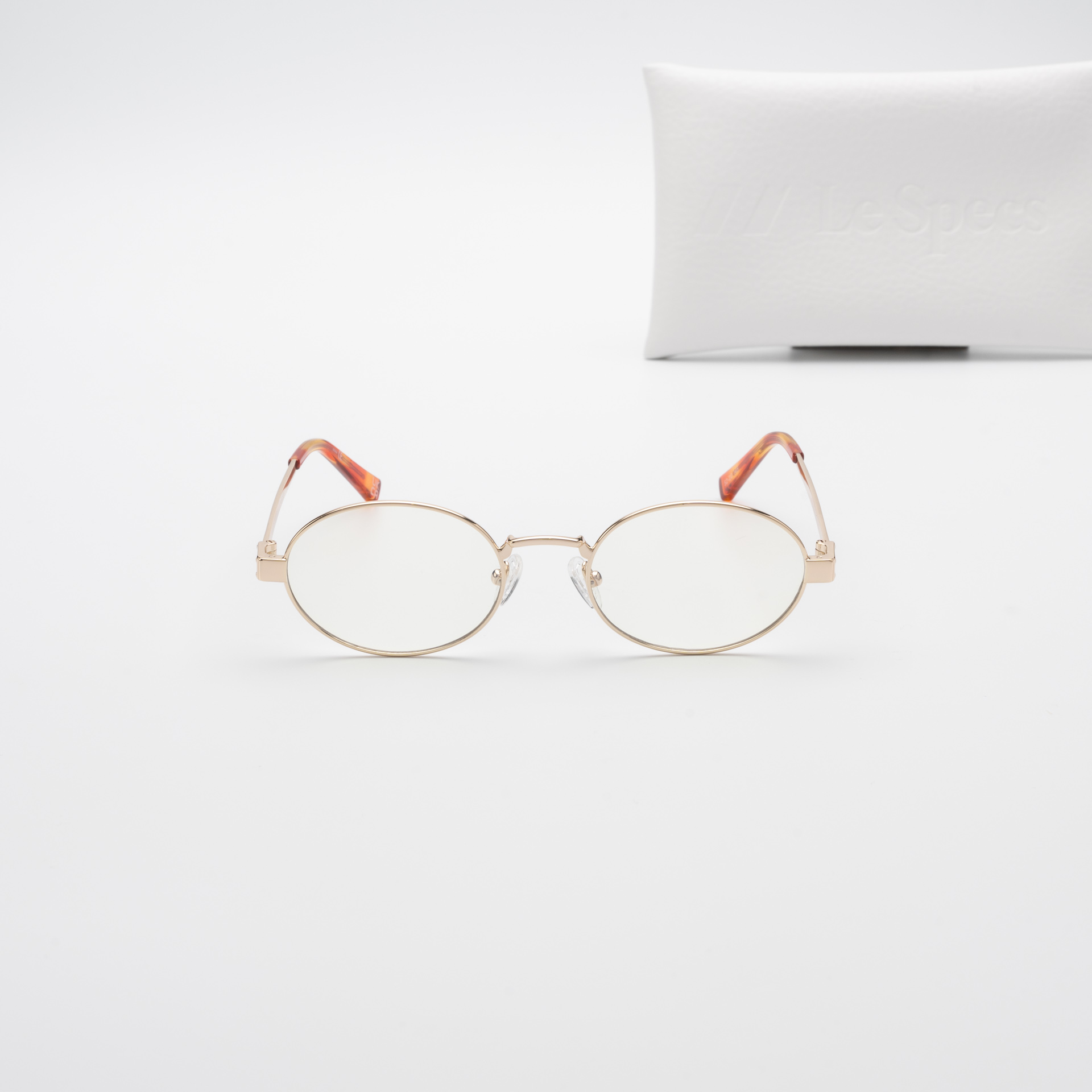 แว่นกันแดด Le Specs LSP2450331 POSEIDON DEUX Gold Blue Light