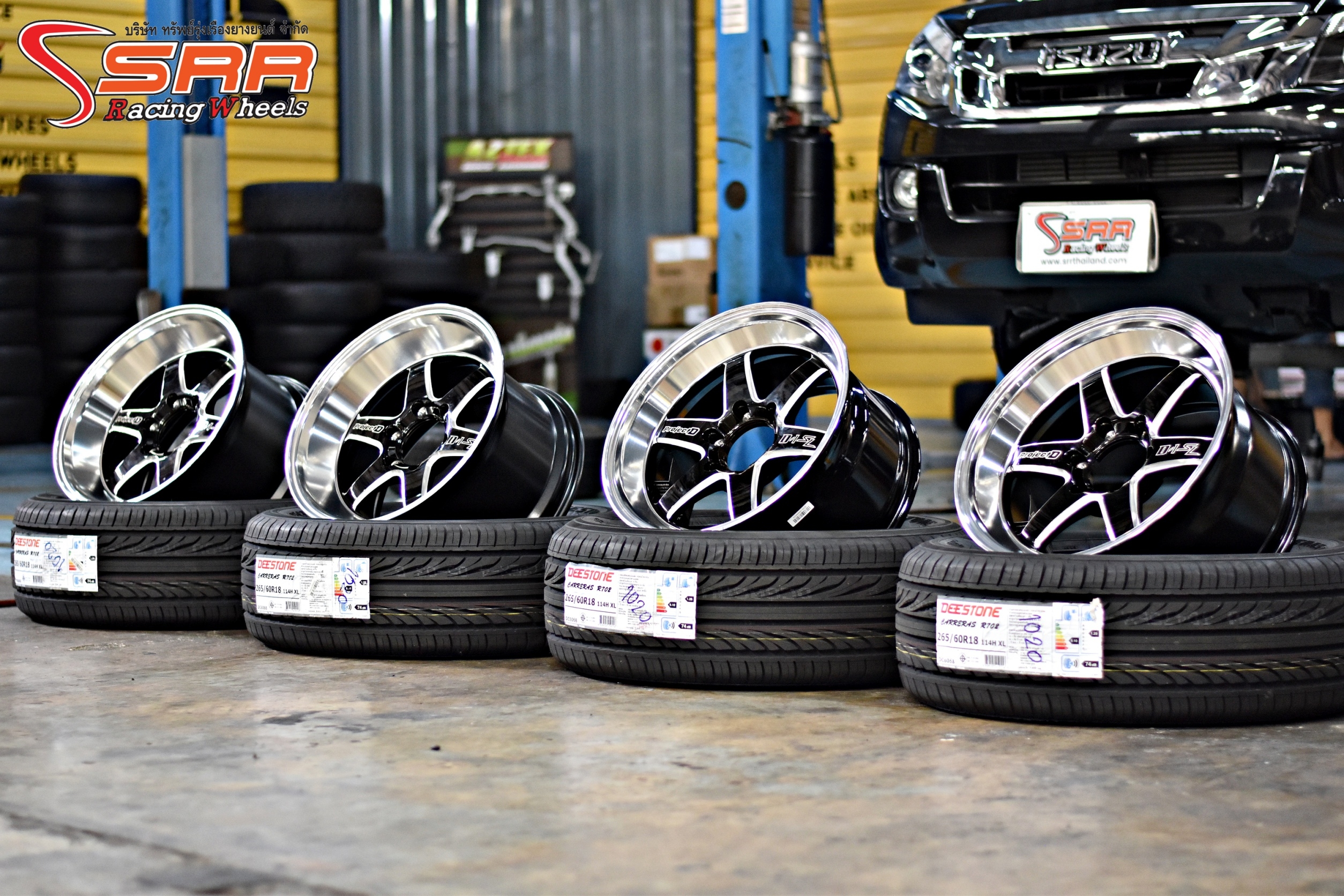 LENSO PROJECT-D D1SL ขอบ18 ล้อกว้าง9.510.5 PCD6x139.7 offset+25/30