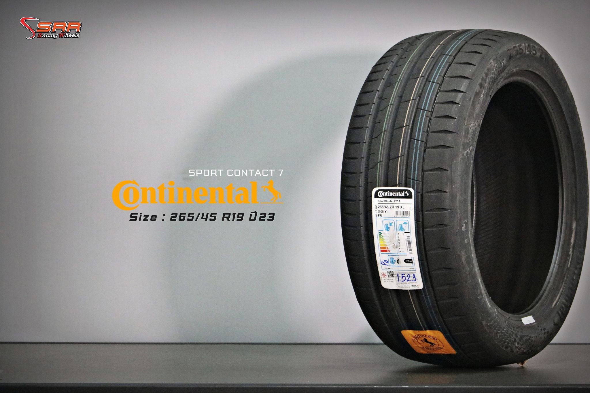 CONTINENTAL SportContact 7 ขนาด 265/45R19 ปี2023