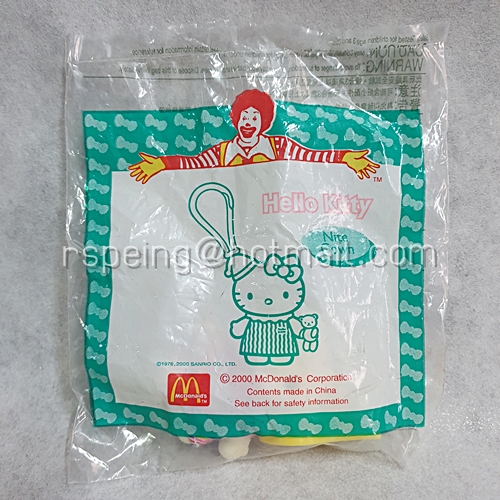 แมคโดนัลด์ แฮปปี้ มีล ทอยส์ 1990 : เฮลโลคิตตี้ : ชุดนอน McDonald’s Happy Meal Toys 1990 : Hello Kitty : Nite Gown