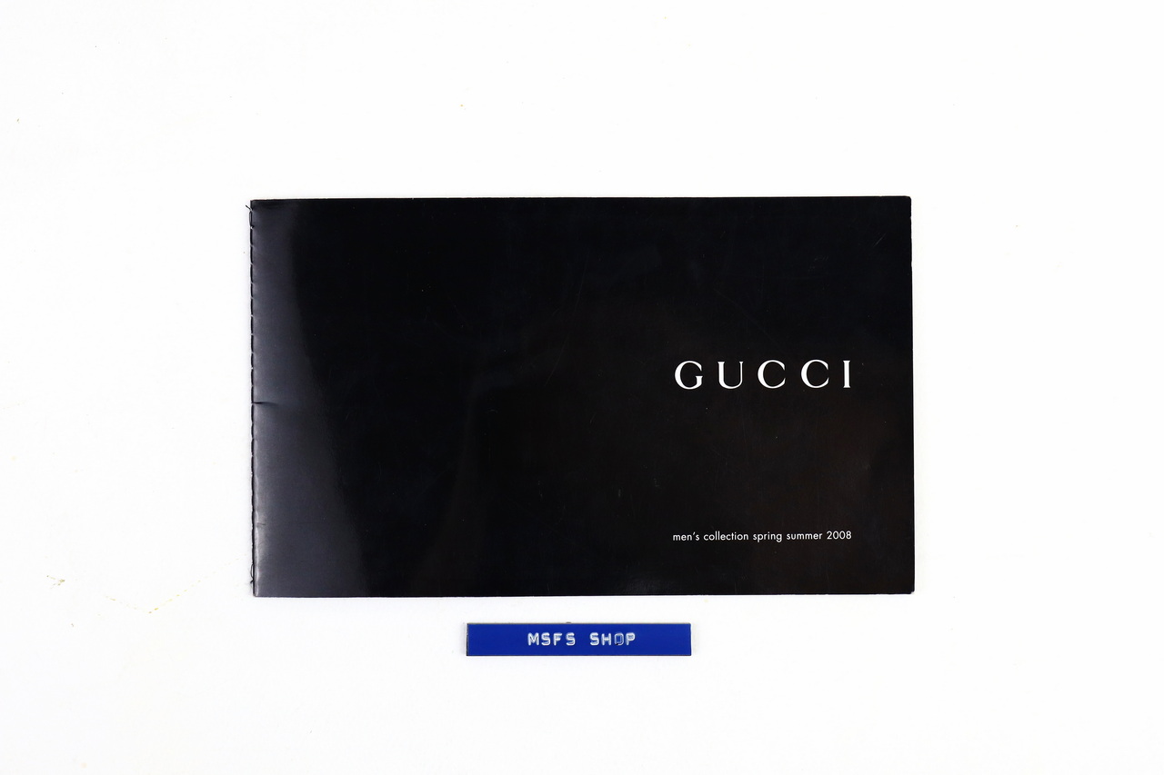 [Vintage] GUCCI สมุดภาพ Men's Collection Spring Summer 2008