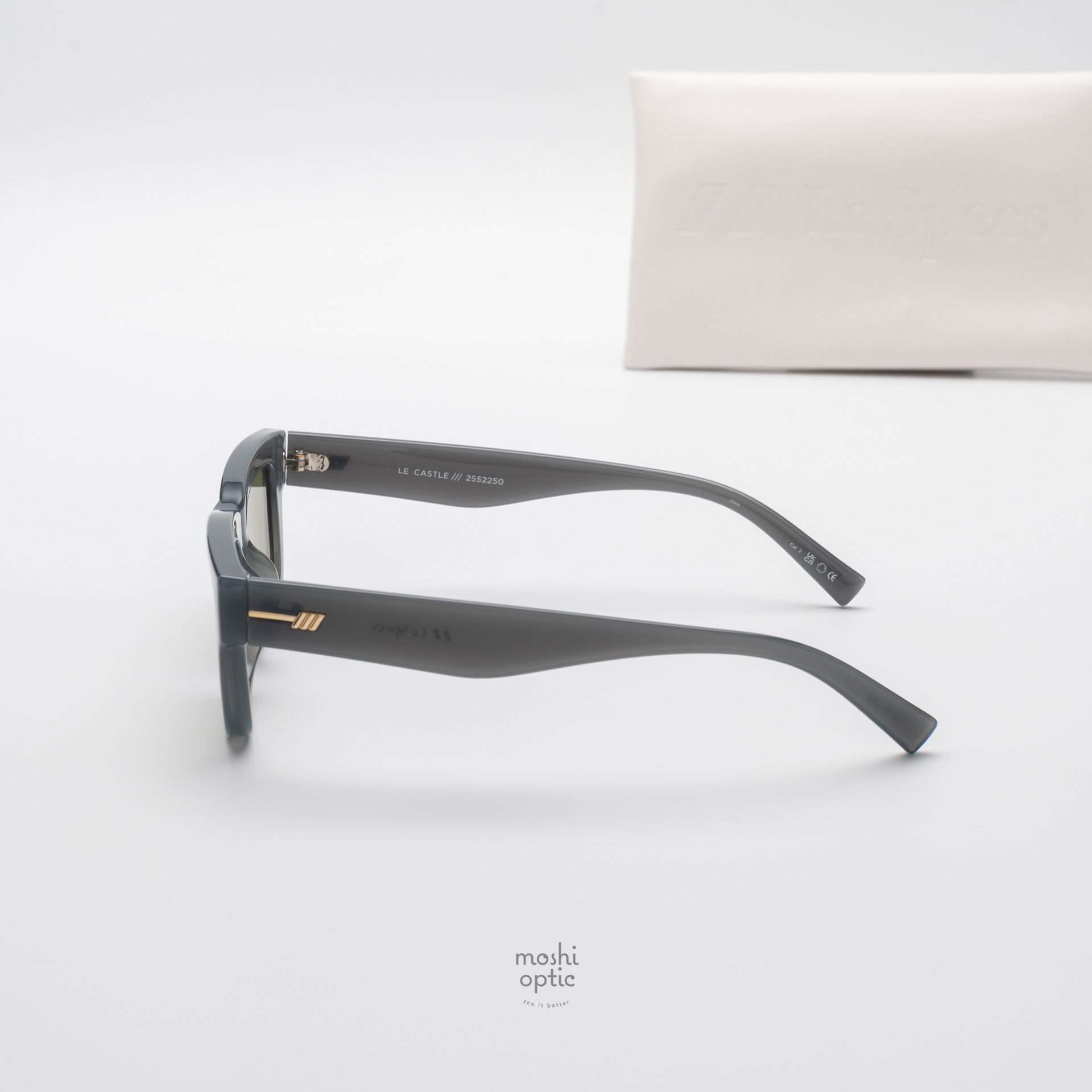 แว่นกันแดด Le Specs LSP2552250 LE CASTLE Shadow Olive Mono