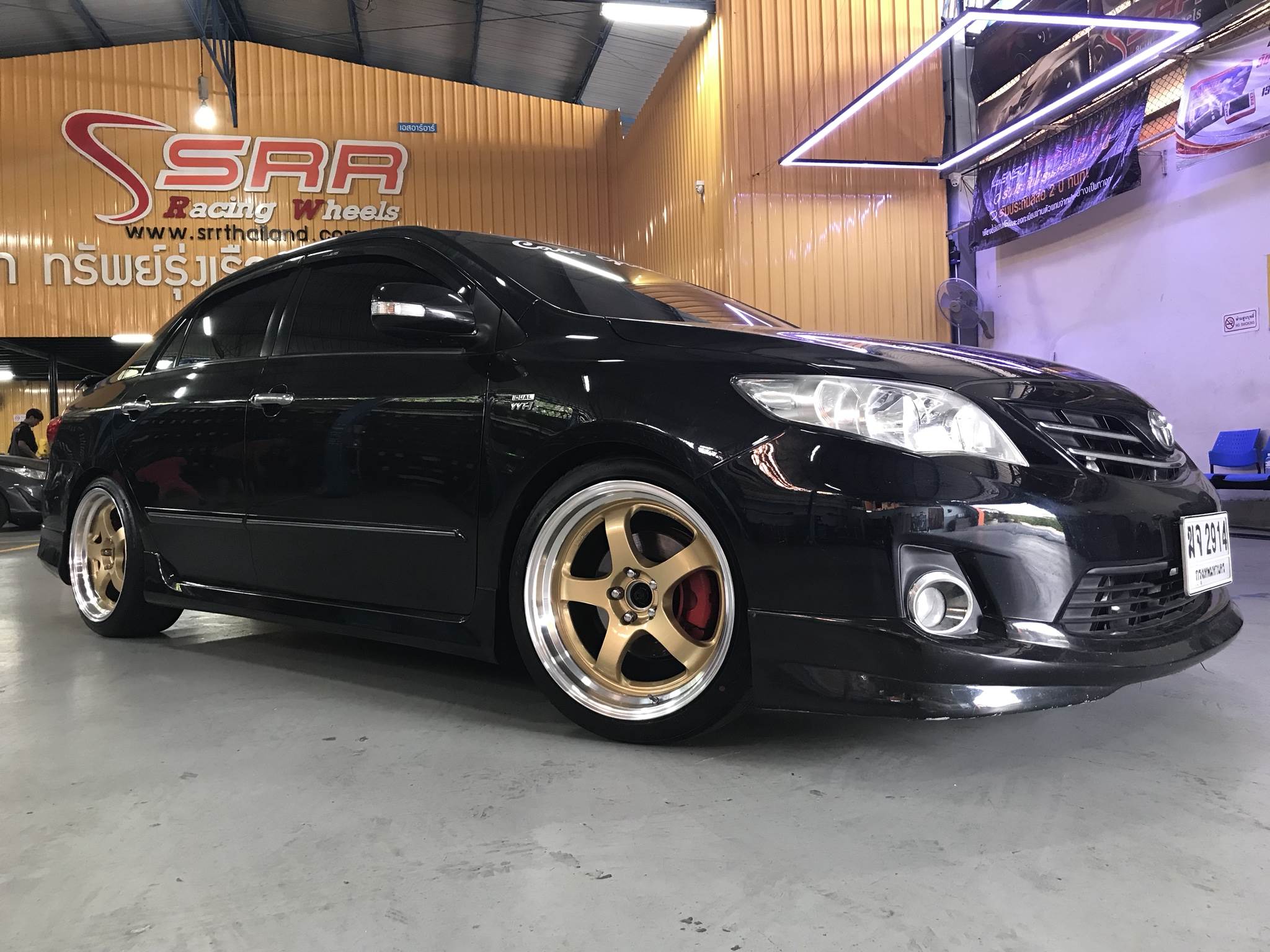 ล้อใหม่ W WORK S1 ชอบ18 5รู100 ใส่ ALLTIS