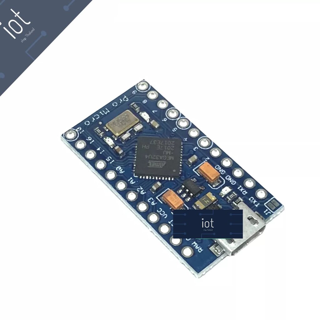 บอร์ด Pro Micro ATmega32U4 5V/16MHz
