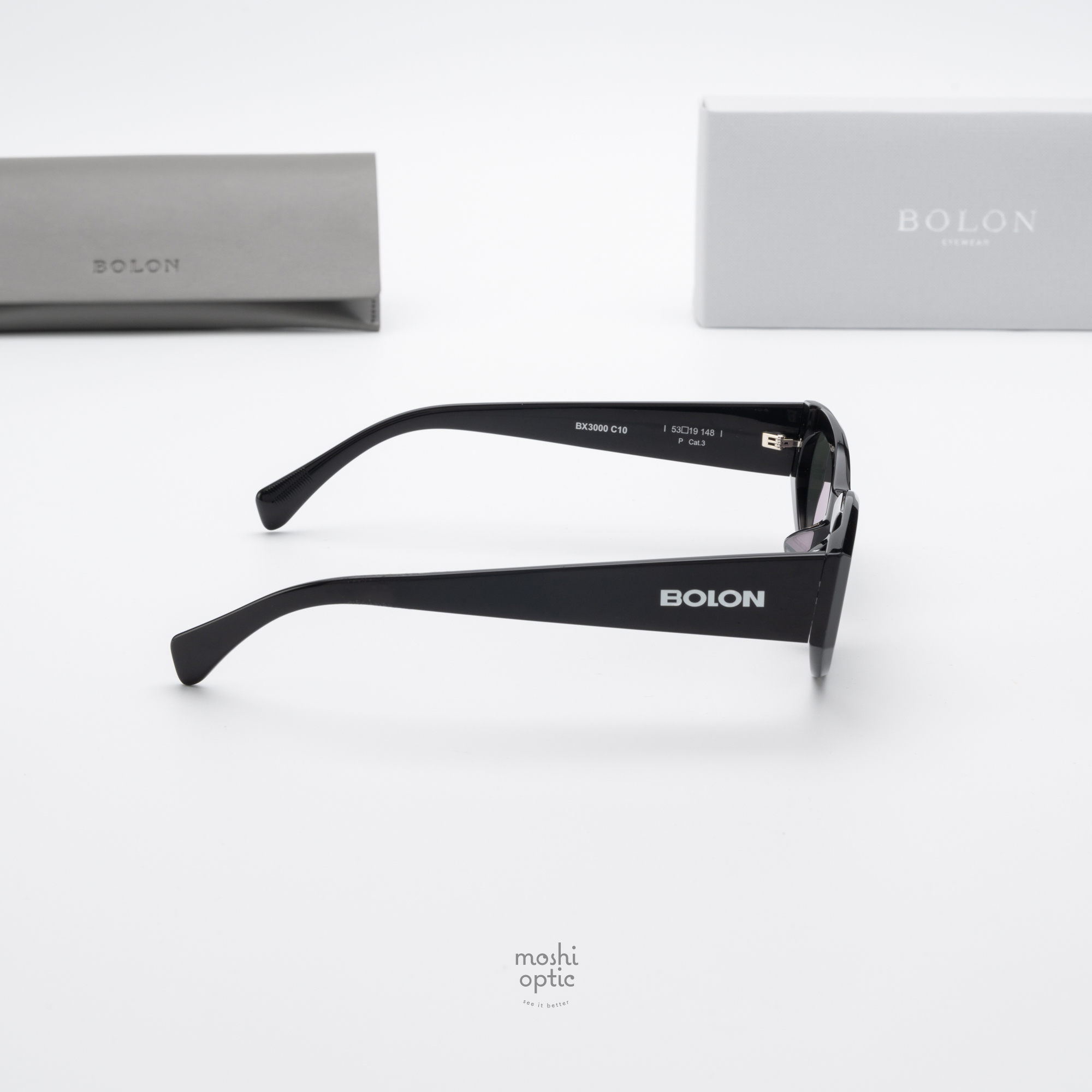 แว่นกันแดด BOLON รุ่น BX3000 Cadiz C10 Bright Black
