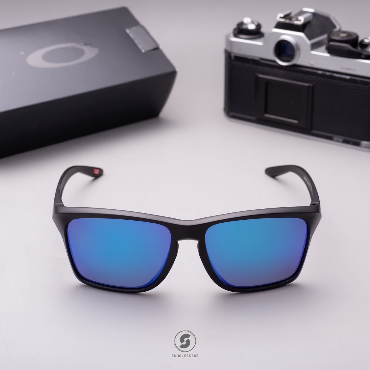 Oakley OO9448f-04 Sylas(A) Matte Black Prizm Sapphire Iridium Polarized