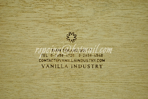 กล่องไม้ Vanilla Industry