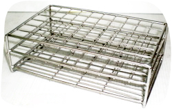 Test tube rack stainless