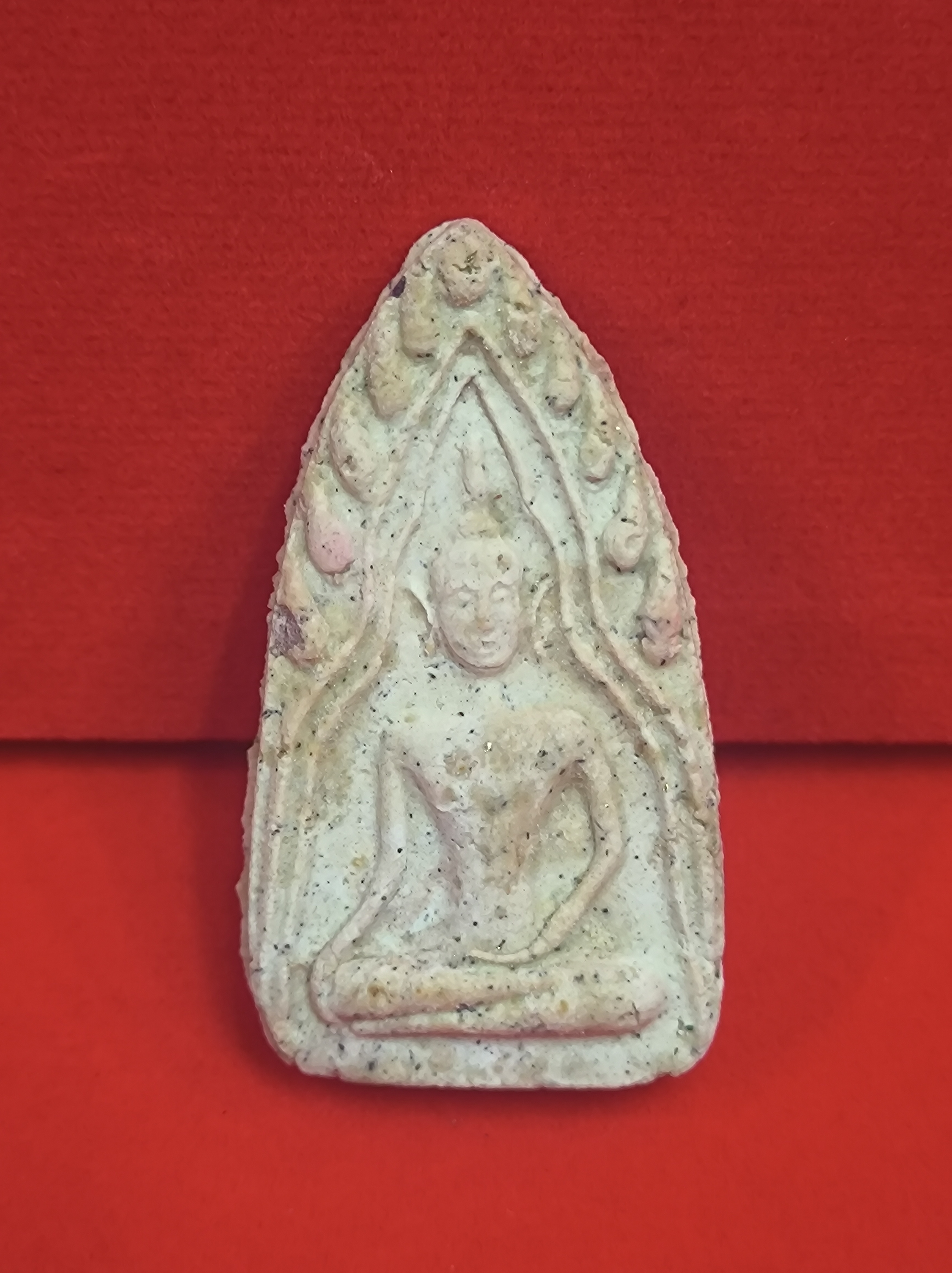 ขุนแผนวัดทุ่งนาใหม่ หลวงปู่อิ่ม ปัญญาวุโธ วัดทุ่งนาใหม่ นครศรีธรรมราช เนื้อผงมหาว่าน ตะกรุดทองแดง สำเนา