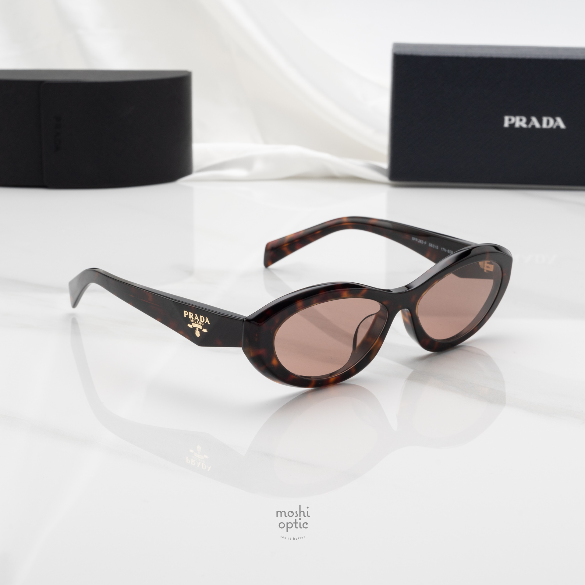 PRADA Symbole PR26ZSF 17N60B Root Tortoise