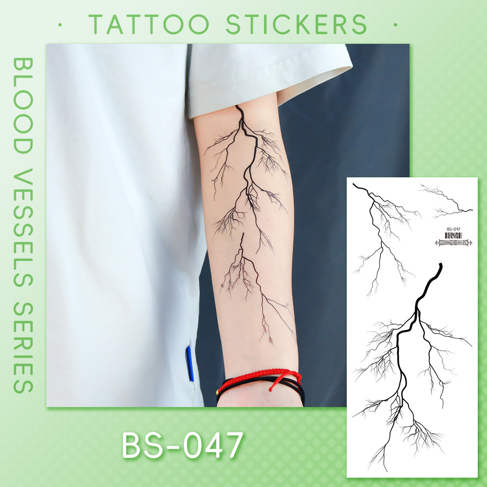 Tattooฮาโลวีน แต่งหน้าผีซอมบี้ สติ๊กเกอร์ติดหน้าลายฮาโลวีน แผ่นใหญ่