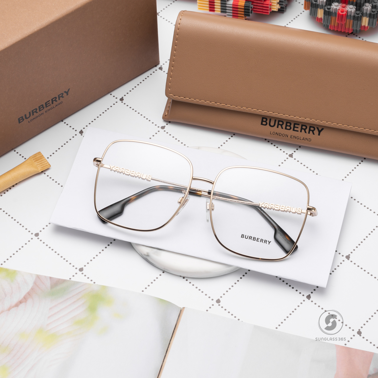 BURBERRY BE1378D 1109 Quincy Light Gold