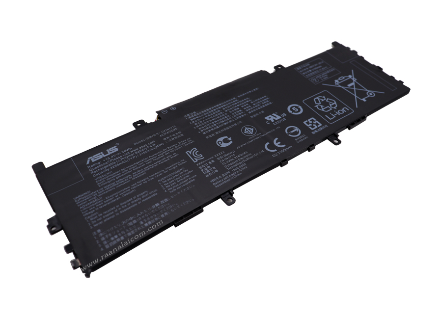 Battery Asus ZenBook 13 UX331UN-EG103T, UX331UN-EG104T, UX331UN-EG106T Original C41N1715 ราคาพิเศษ แบตเตอรี่ Asus UX331UN-EG103T, UX331UN-EG104T, UX331UN-EG106T ตรงรุ่น