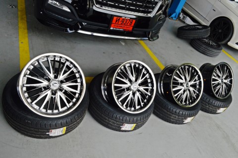 ล้อใหม่ สำหรับ HYUNDAI H1 ขอบ18 ใส่ตรงรุ่น ไม่มีล้น