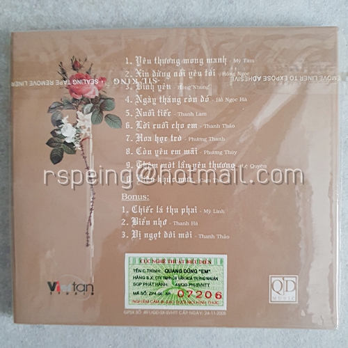 CD เพลงเวียดนาม EM : Quang Dũng