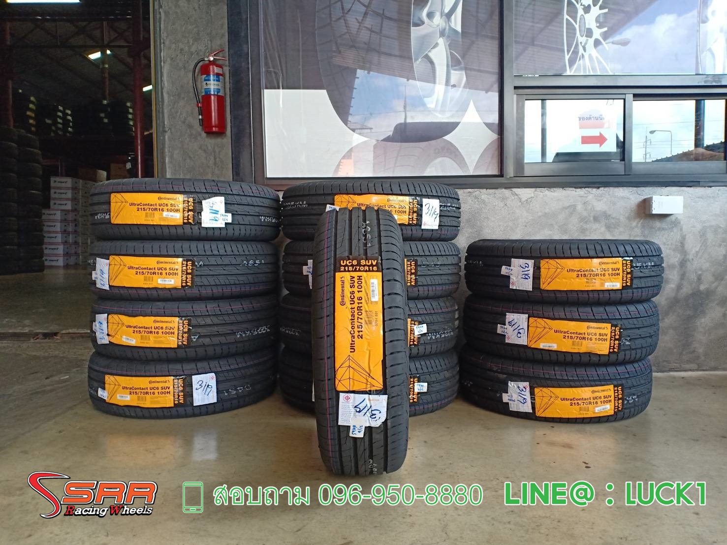 CONTINENTAL UC6 SUV 215/70-16 ปี19 ราคาถูก