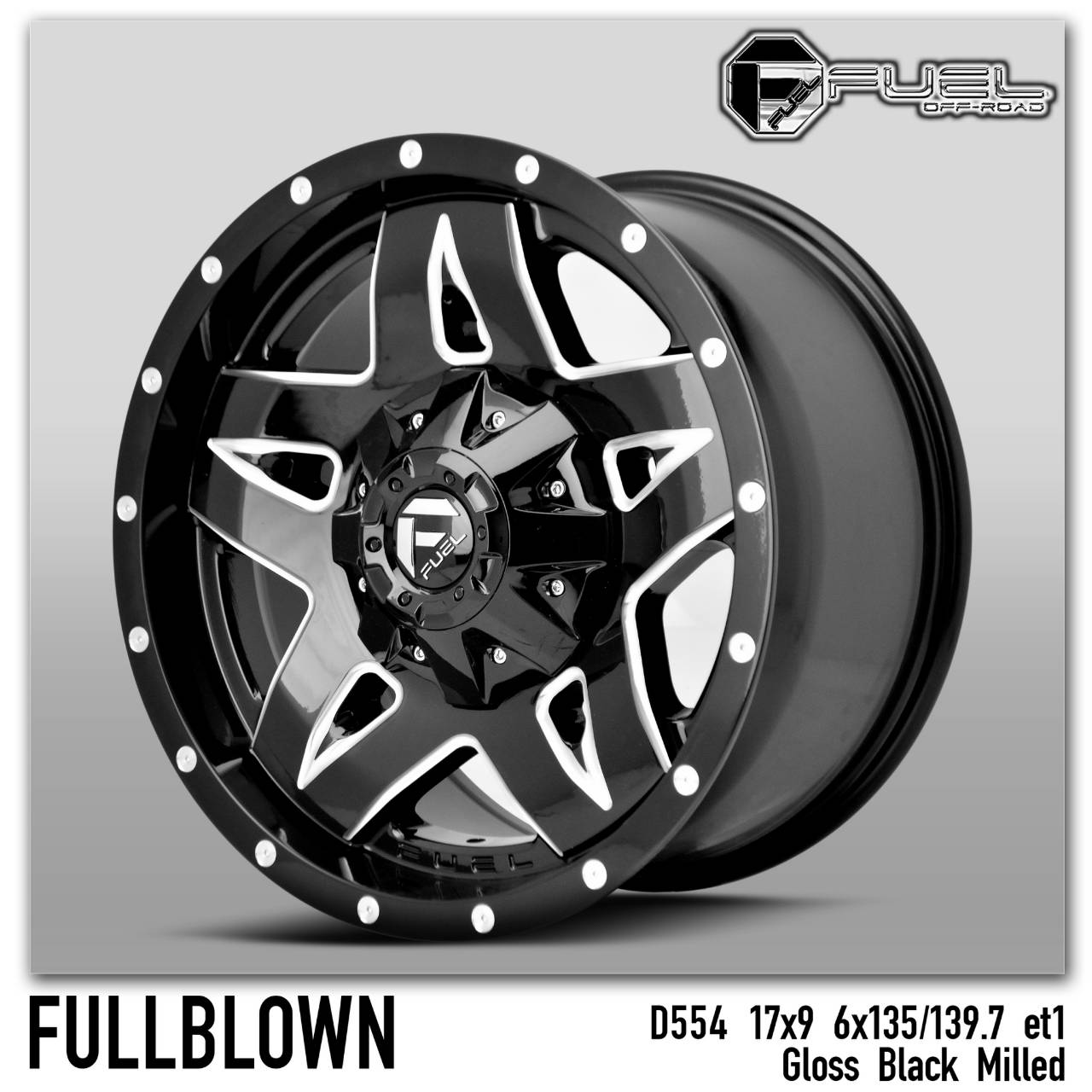 ล้อแท้ #FUEL #FULLBLOWN ขอบ17 ราคาถูก