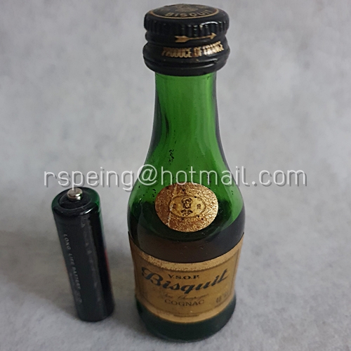 เหล้าขวดเล็ก เหล้าแท้ขวดแก้ว V.S.O.P. Bisquit Cognac