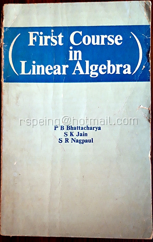 First Course in Linear Algebra