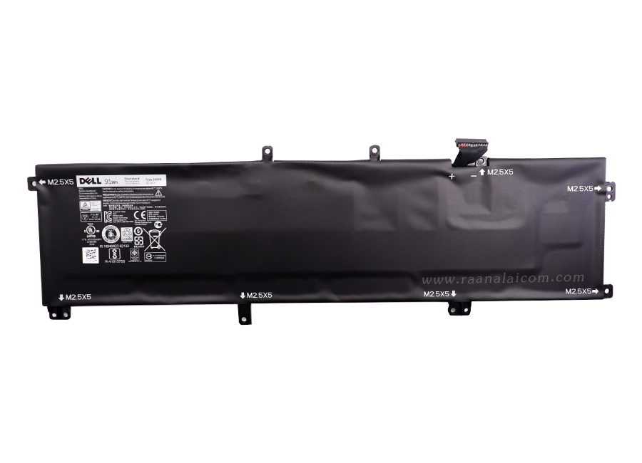 Battery Dell Precision M3800 Original 245RR ลด ราคา พิเศษ แบตเตอรี่ โน๊ตบุ๊ค Dell Precision M3800 91Whr ตรงรุ่น