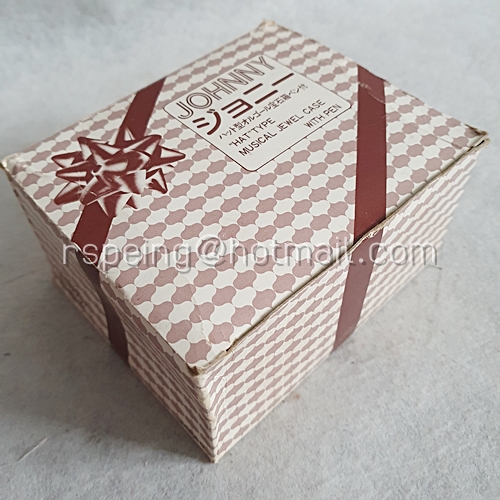 หมวกกล่อดนตรีใส่เครื่องประดับพร้อมปากกา ธนาคารกรุงเทพ Johnny Hat Type Musical Jewel Case with Pen