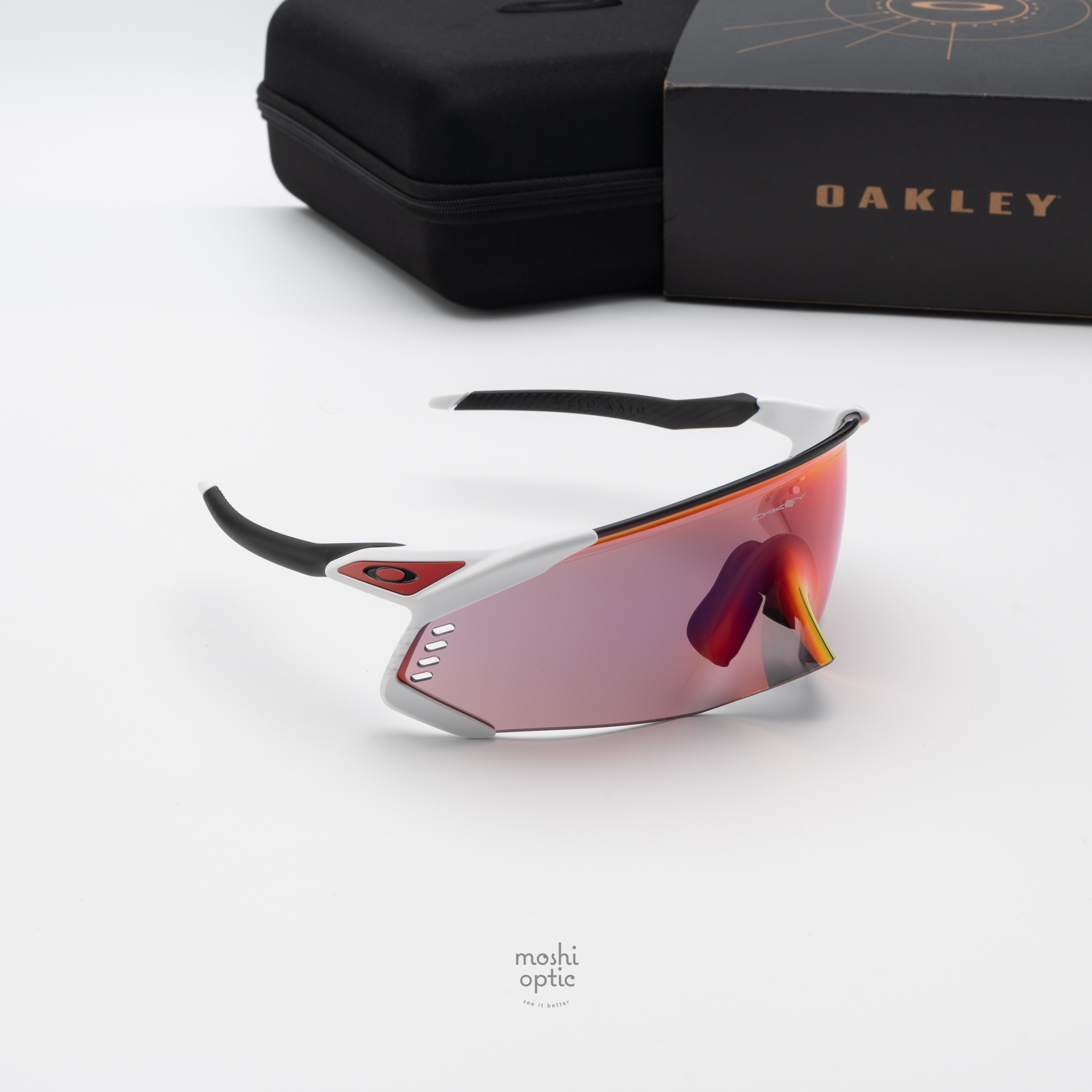 OAKLEY VELO KATO OO9501-02 Matte White Prizm Road