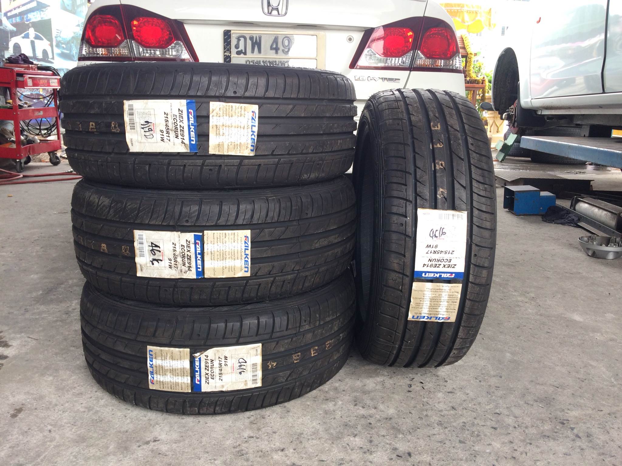 FALKEN ZE914 215/45-17 ซื้อ2แถม2 ใส่ CIVIC