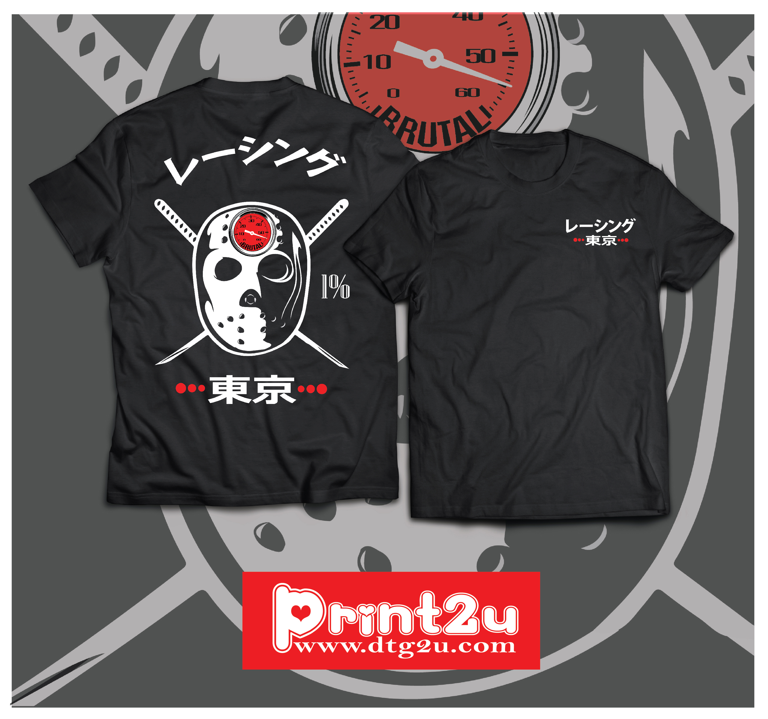 เสื้อยืดลาย เสื้อซิ่งcotton100 2020