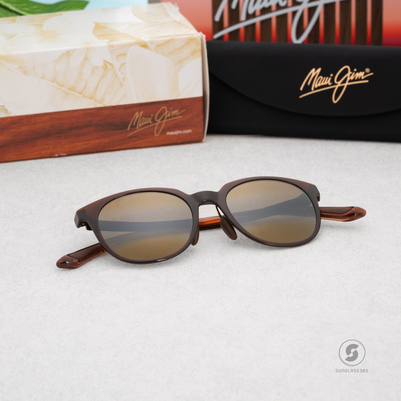 แว่นกันแดด Maui Jim WAILUA MJ H454 01 HCL Bronze