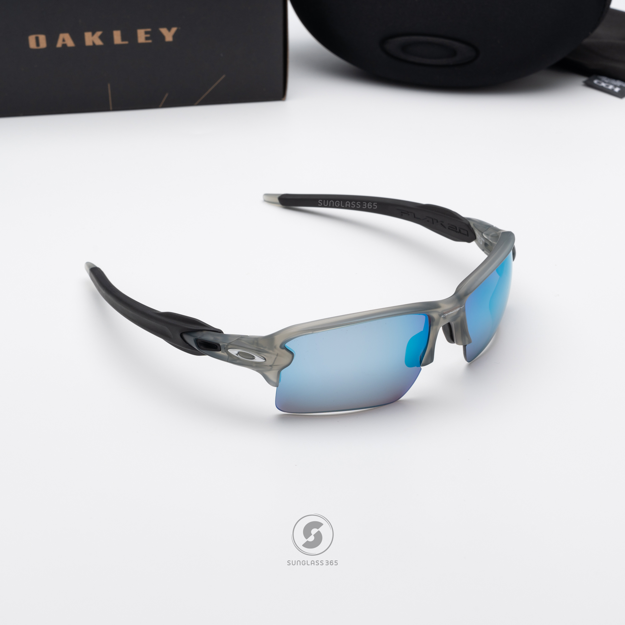 Oakley FLAK 2.0 XL OO9188-J9 Matte Grey Ink Prizm Water Polarized