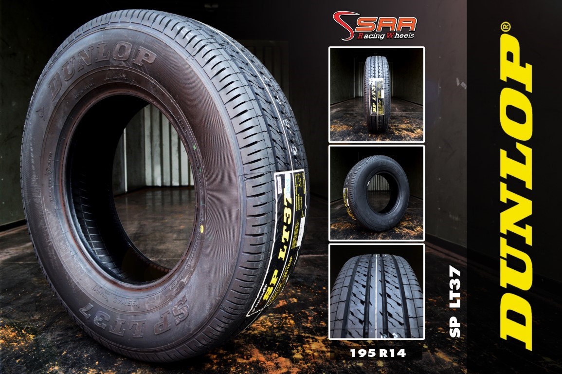 DUNLOP SP LT37 195R14 เส้น 2250 บาท ซือ4เส้น จ่าย 7800 เท่านั้น