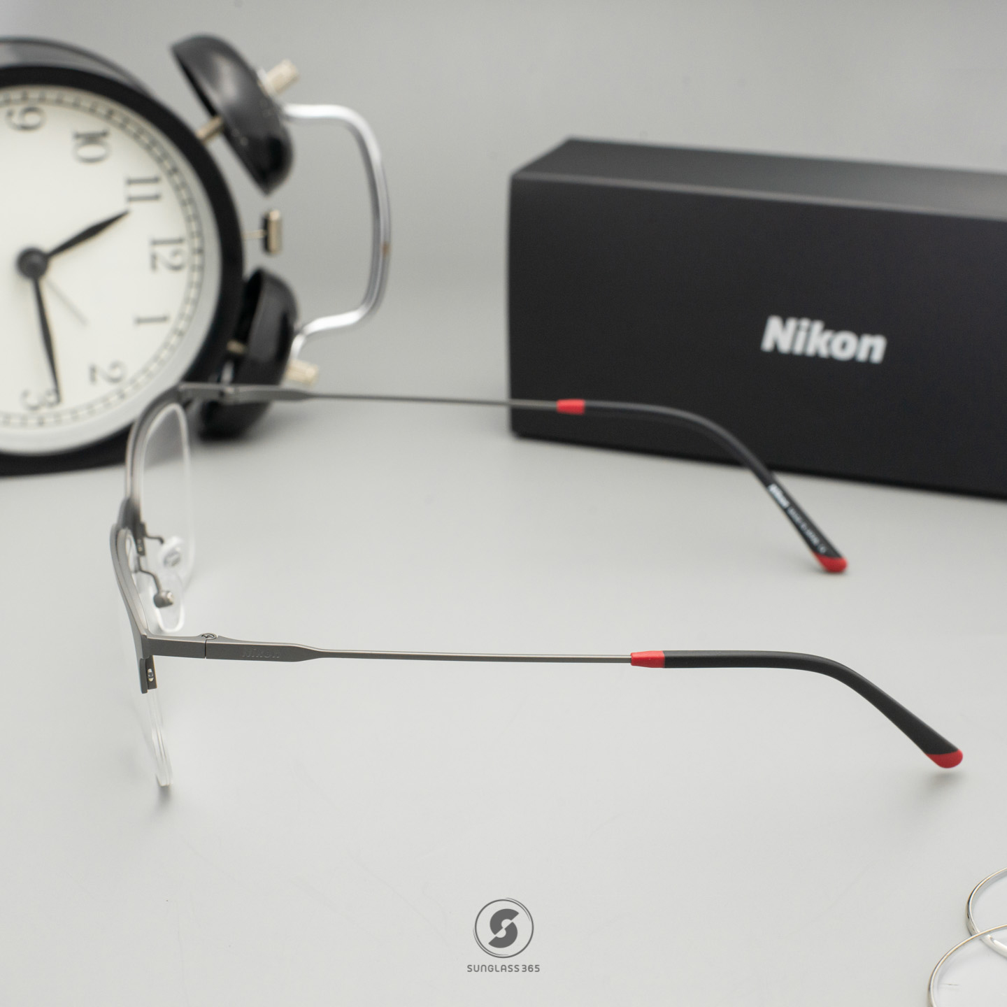 NIKON Frame NC1022 141 Red Color Touch Series Matte Dark Grey